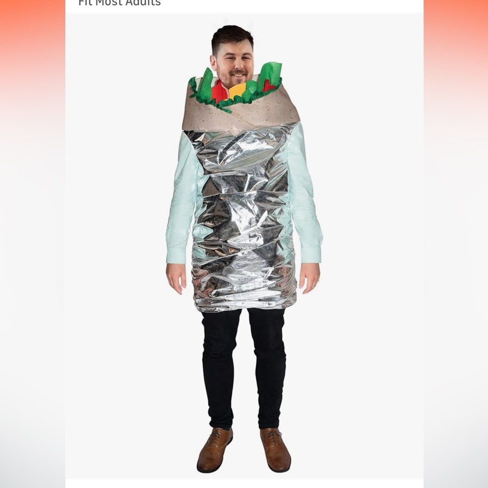 Burrito Costume For Adults | Fun & Festive
Halloween & Cosplay Outfit, one size